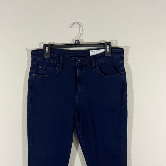 Rag & Bone Cate Mid-Rise Ankle Skinny Jeans Size 31 Dark wash Denim - Picture 5 of 13